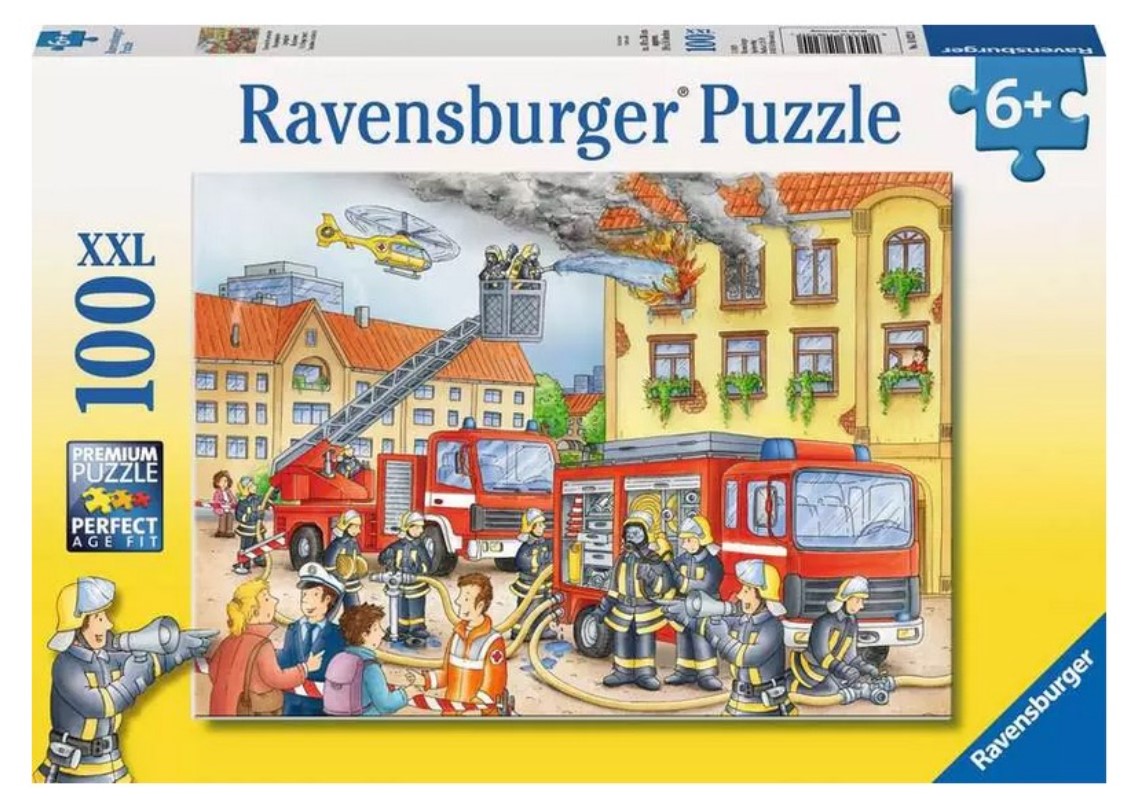 Puzzle 100 p XXL - Nos pompiers