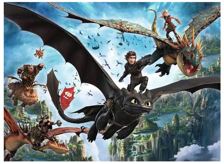 puzzle 150 P Dragon le film