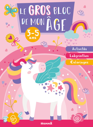 Le gros bloc de mon âge- Activités, Labyrinthes, Coloriages : Le livre de Collectif