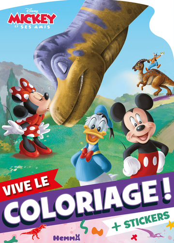 Disney Mickey et ses amis - Vive le coloriage ! Mickey dinosaures