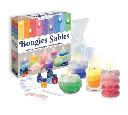 Kit de fabrication de bougie sable