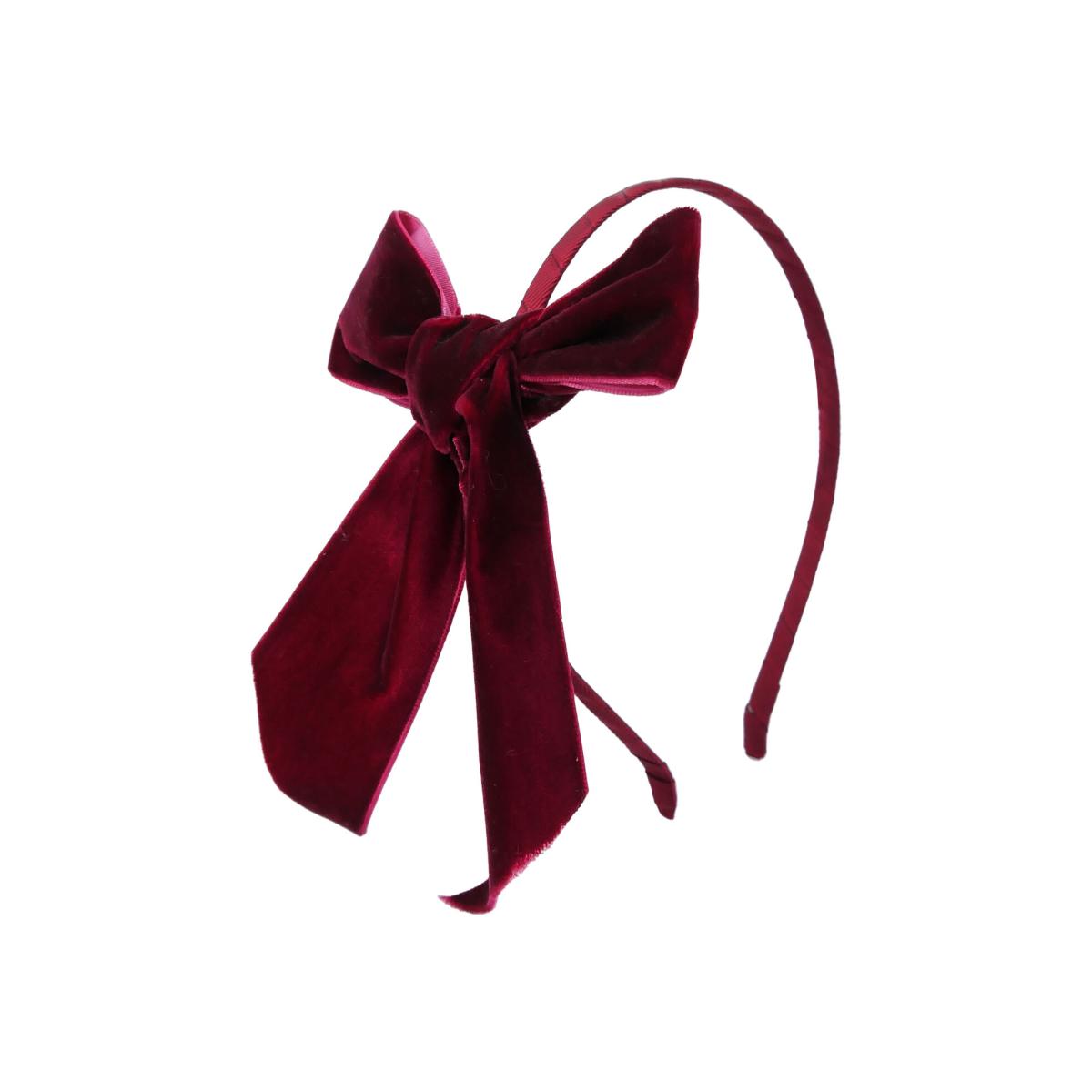 Serre-tete noeud Alice Crimson