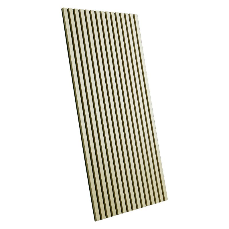 2 Panneaux muraux 60x120 bois crème acoustiques