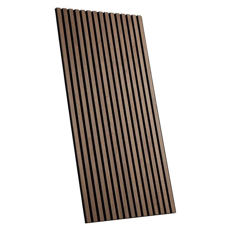4 Panneaux muraux 60x120 bois marron acoustiques