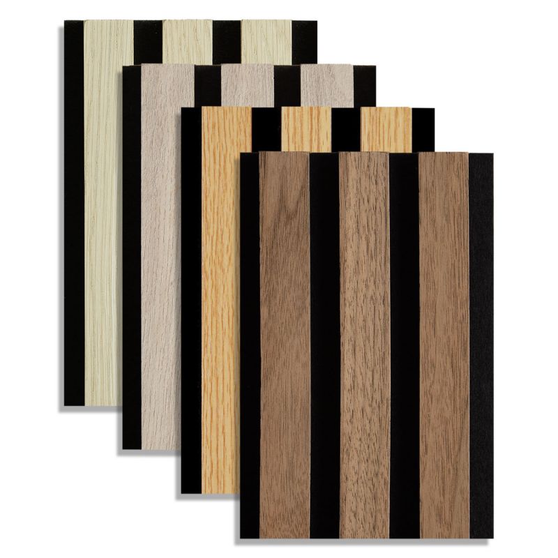 Coffret échantillon 4 panneaux muraux 11,5x19 bois