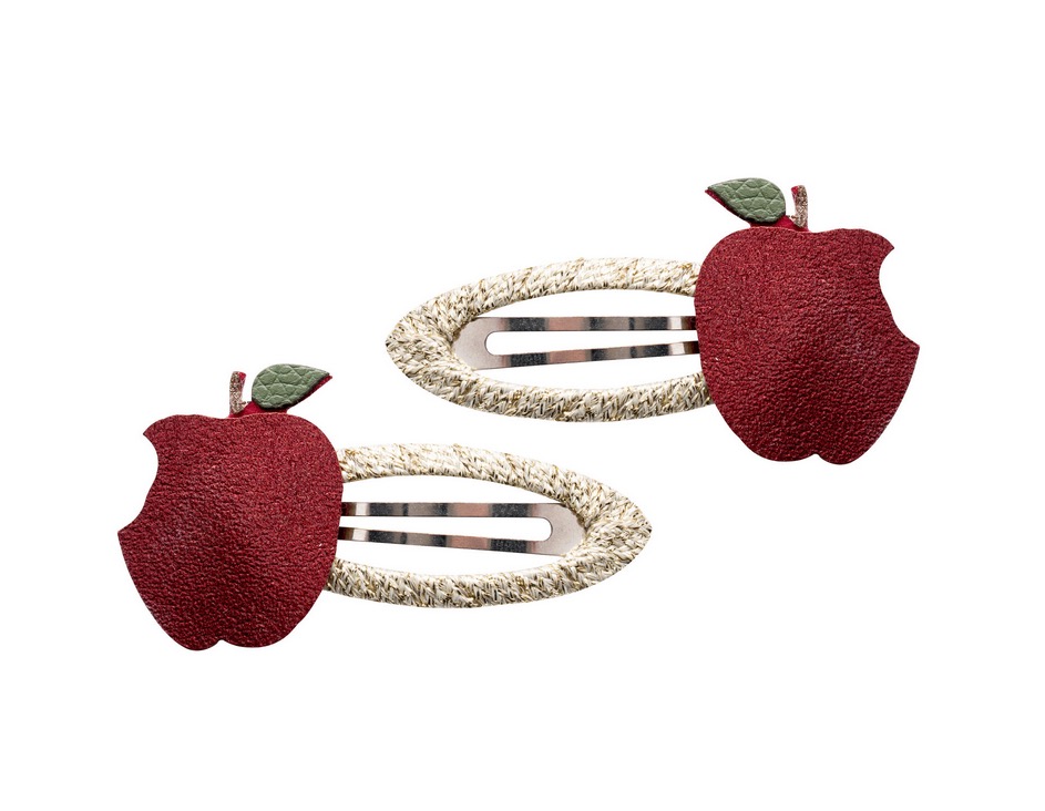 Set de 2 barrettes Snow white Pomme - Pomegranate