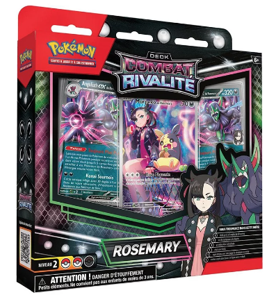 POKEMON - Deck de combat - Rosemary/Pierre