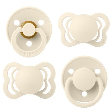 Lot de 4 tétines formes différentes - Couleur Ivoire - Size 1