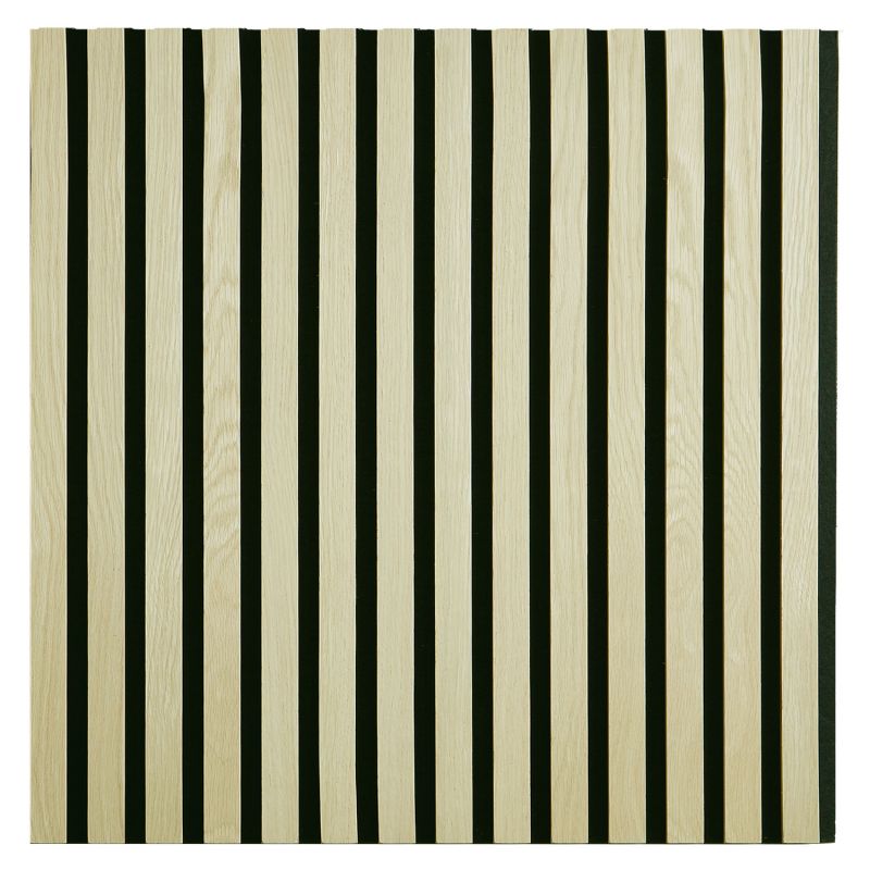 Panneau mural 60x60 bois crème acoustique 1 pièce