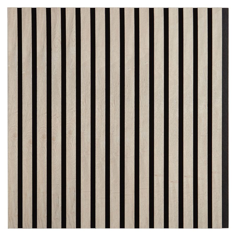 Panneau mural 60x60 bois gris acoustique 1 pièce