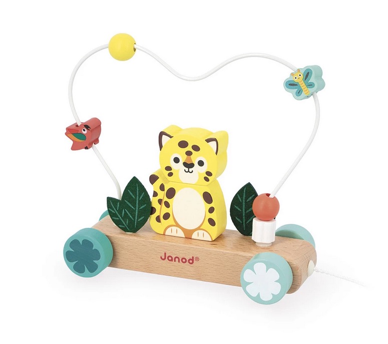 Jaguar a promener en bois