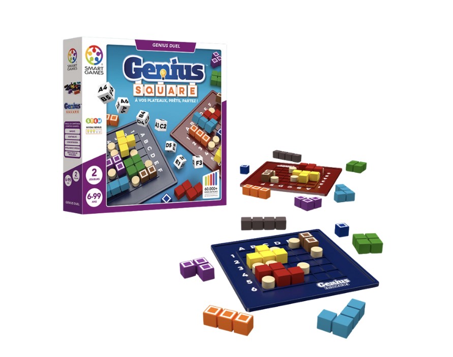 Genius square - jeu de logique a deux - Smart Games