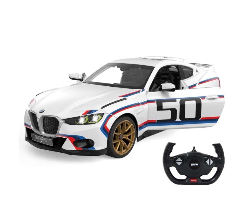 Voiture télécommandée BMW 3.0 CSL 1:14 blanc 2,4GHz