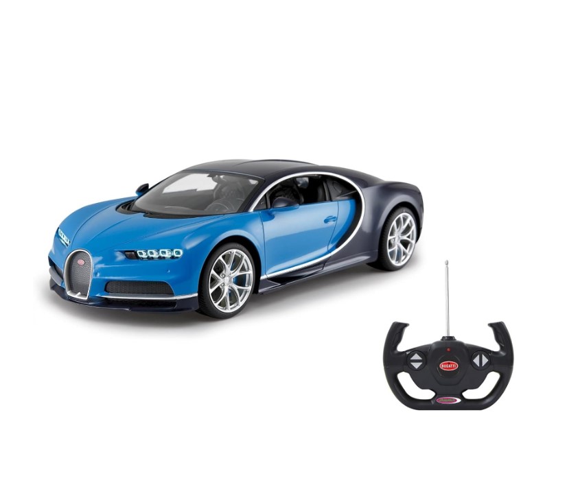 Voiture télécommandée Bugatti Chiron 1:14 bleu 2,4Ghz