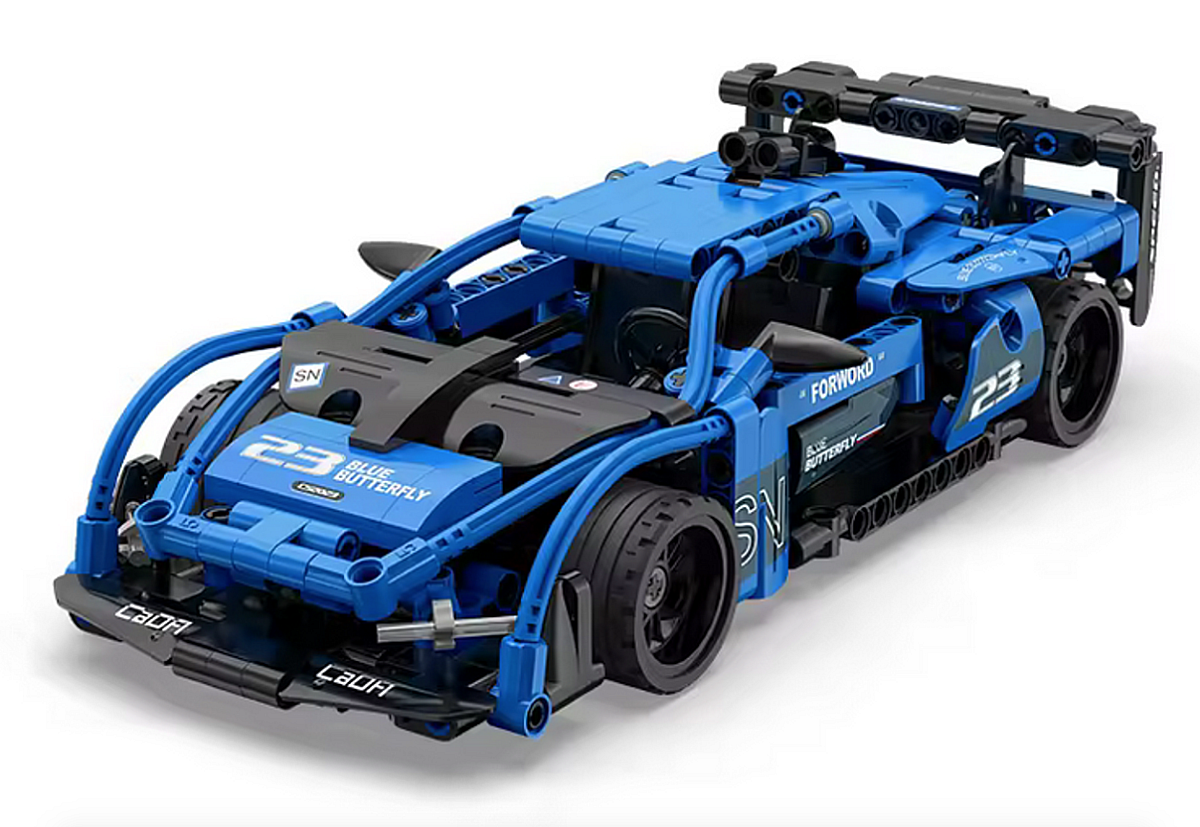 CADA - Voiture de course a retrofriction Bleu