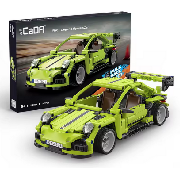 CADA - Voiture de course a retrofriction Verte