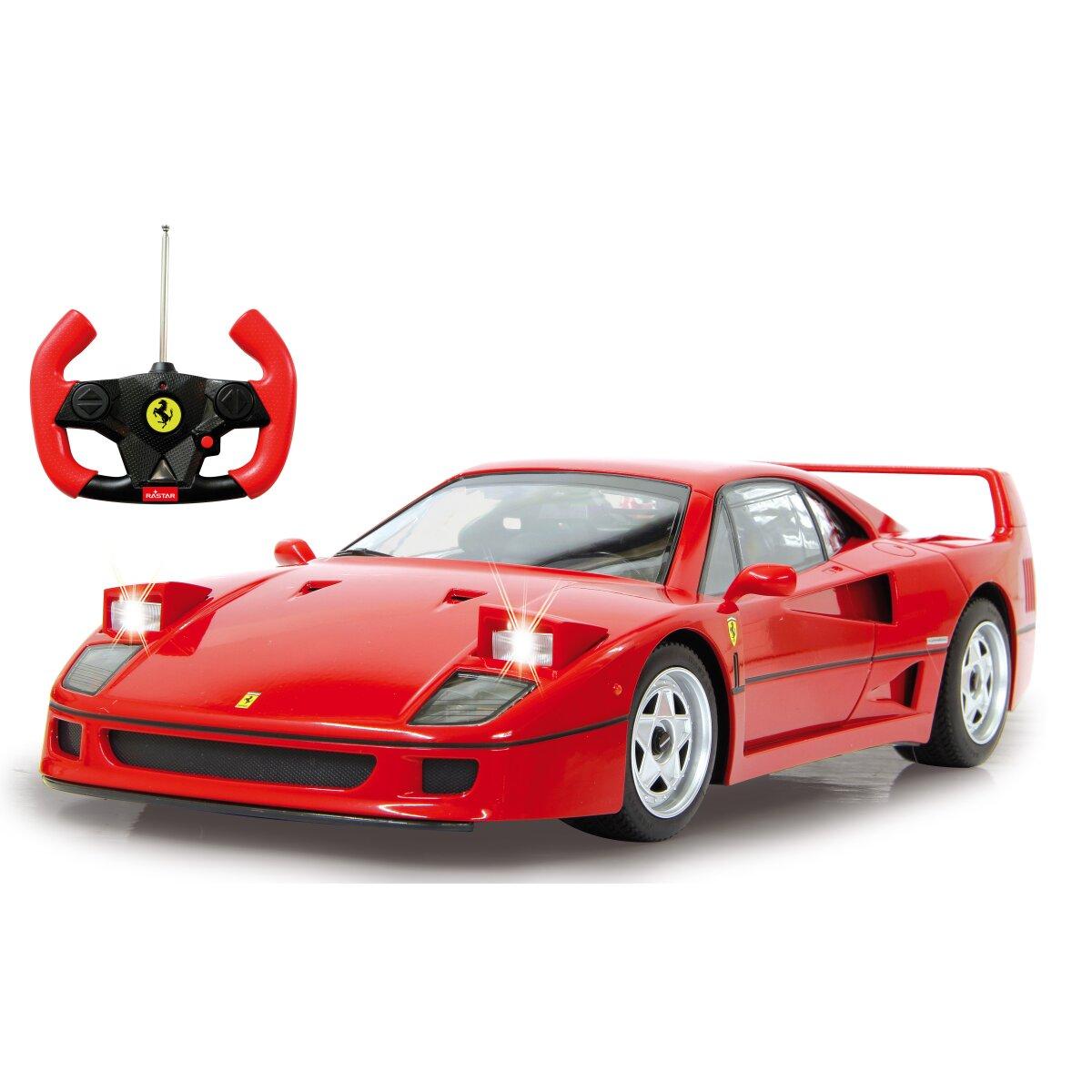 Voiture télécommandée Ferrari F40 1:14 rouge 27Mhz Vantail rabattable TC