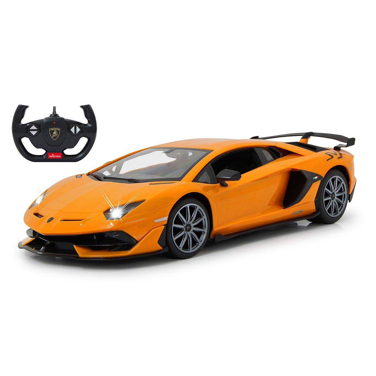 Voiture télécommandée Lamborghini Aventador SVJ 1:14 orange 2,4GHz