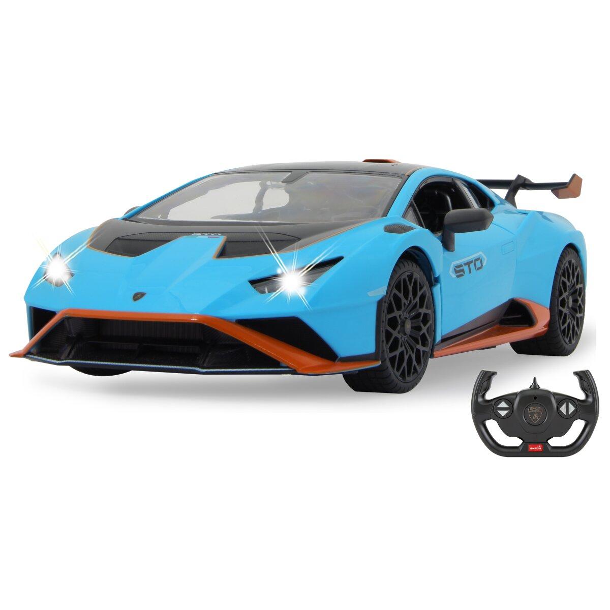 Voiture télécommandée Lamborghini Huracán STO 1:14 bleu 2,4GHz