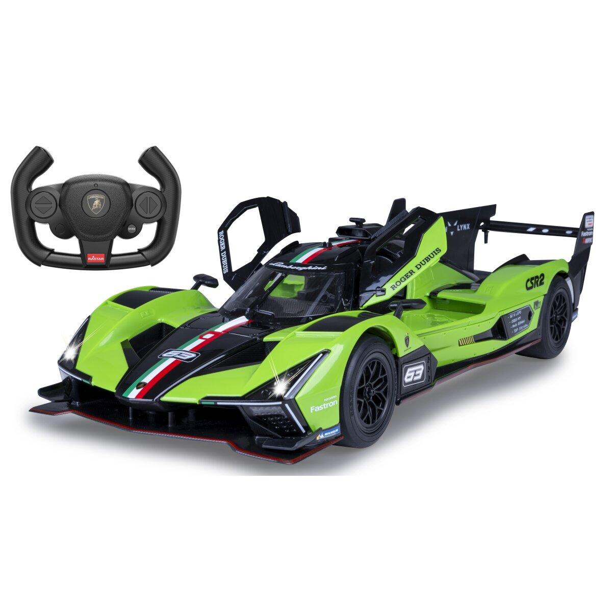 Voiture télécommandée Lamborghini SC63 LMDH 1:14 vert 2,4GHz