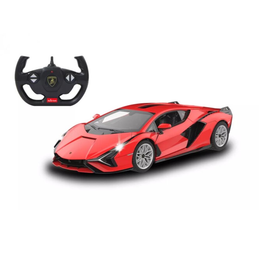 Voiture télécommandée Lamborghini Sián FKP 37 1:14 rouge 2,4GHz Porte manual