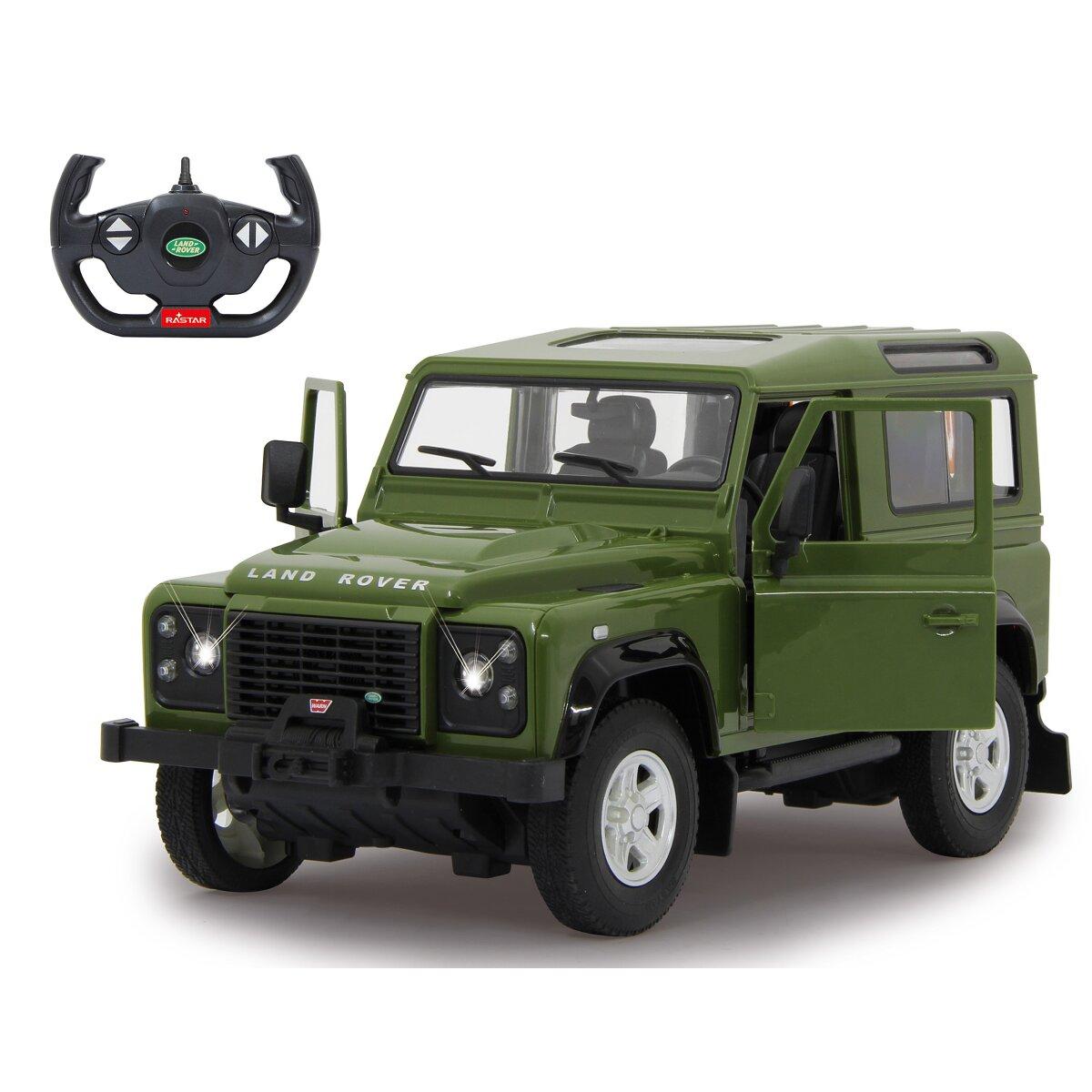Voiture télécommandée Land Rover Defender 1:14 vert 2,4GHz
