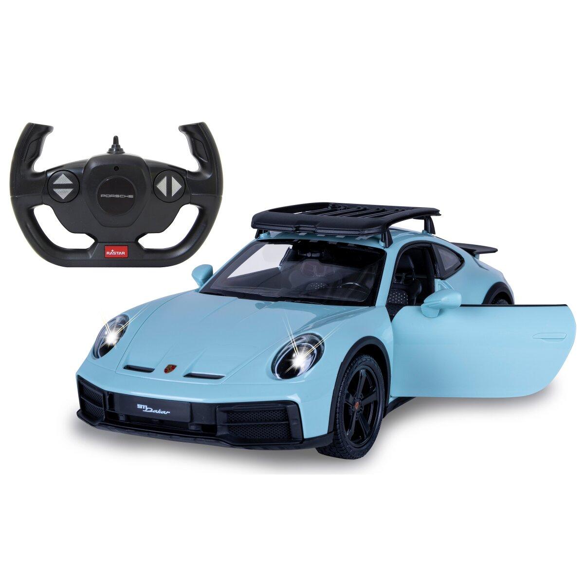 Voiture télécommandée Porsche 911 Dakar 1:14 vert ombré 2,4GHz