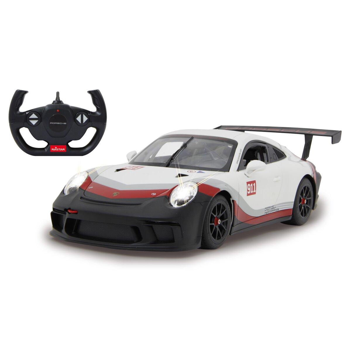 Voiture télécommandée Porsche 911 GT3 Cup 1:14 blanc 2,4GHz
