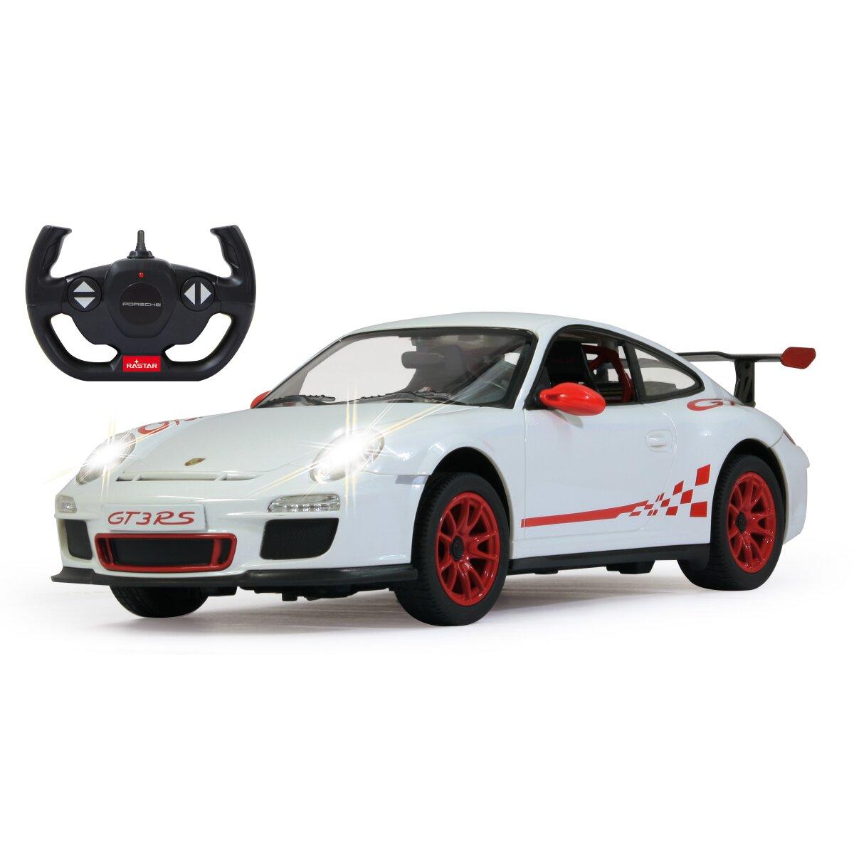 Voiture télécommandée Porsche GT3 RS 1:14 blanc 2,4GHz
