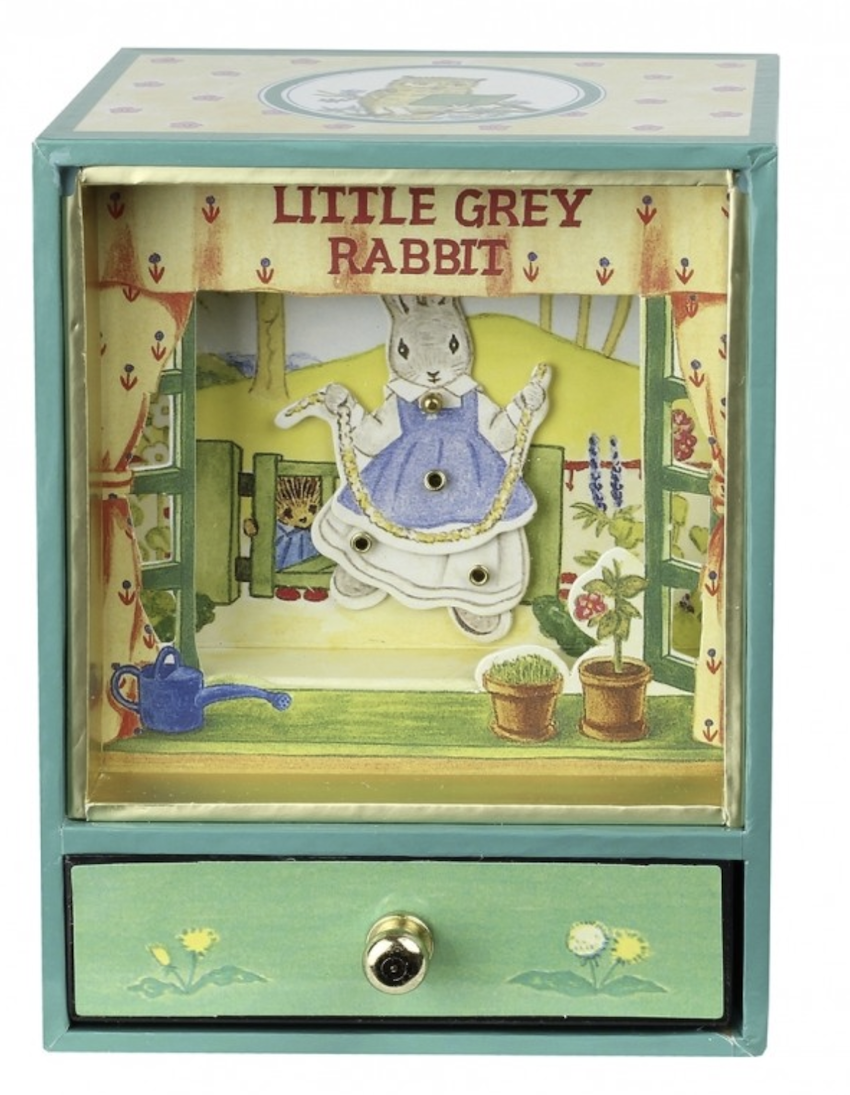 Boite a musique Little grey rabbit - Trousselier