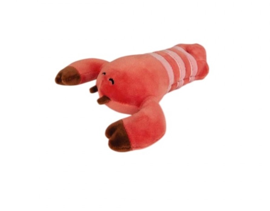 Peluche nemu nemu - ROBUSTO - Homard - Taille S - 14 cm