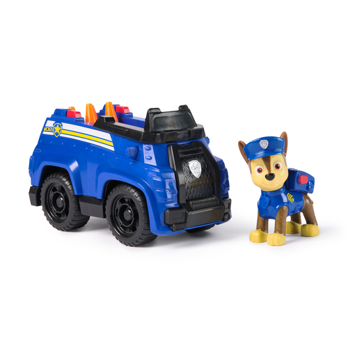 PAW Patrol VEHICULE ET FIGURINE CHASE La Pat' Patrouille