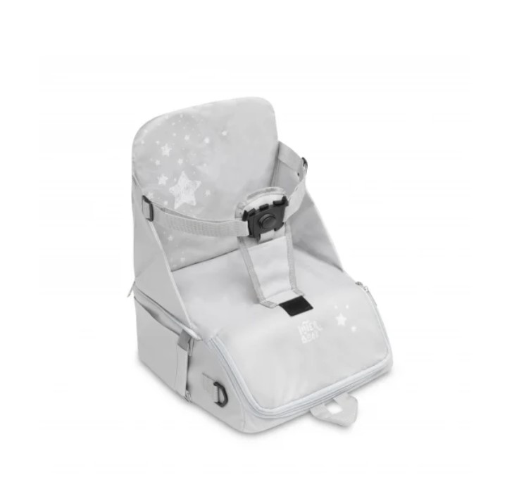 Chaise Haute Portable Etoiles- Gris
