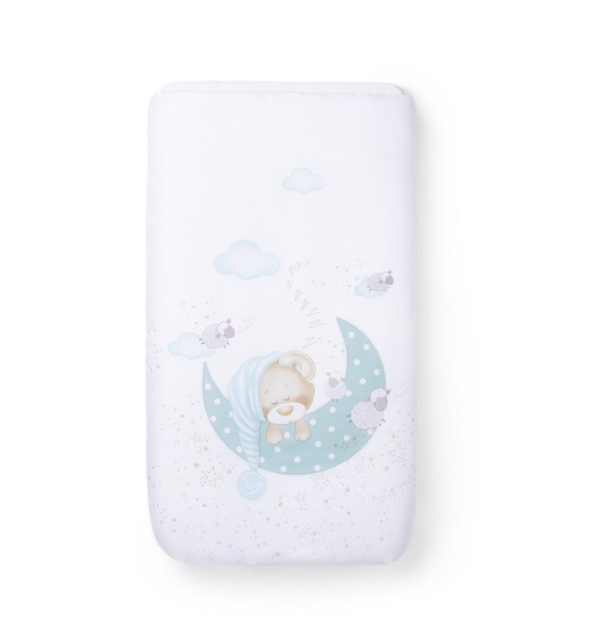 Parure Lit Bébé Amovible Bear Sleeping - Vert