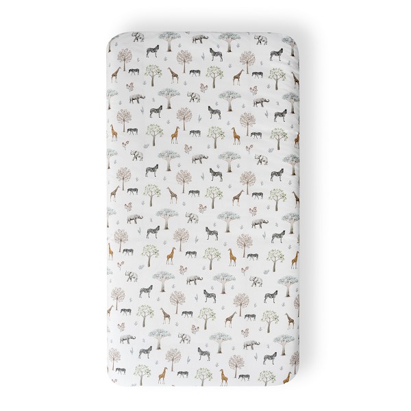 Parure Lit Bébé Amovible Serengueti - Blanc