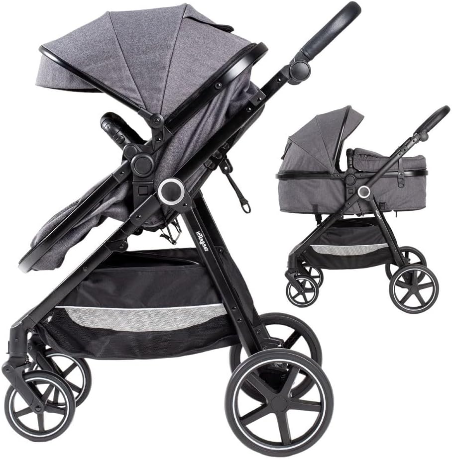 Poussette 2 en 1 Versa - Gris