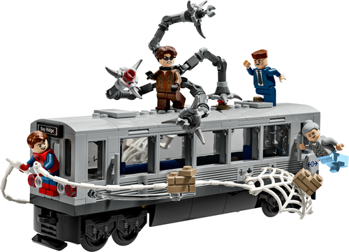 76321 La scene du train de Spider-Man et Docteur Octopus