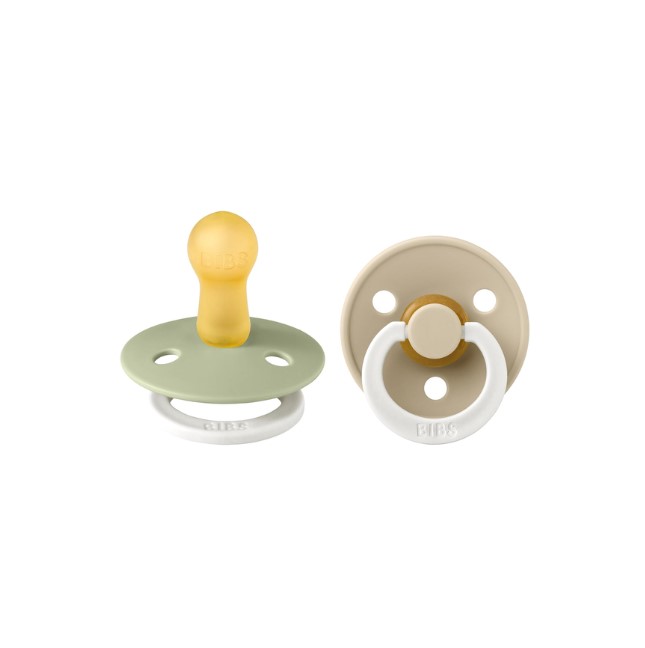 Lot de 2 sucettes Glow - Latex de caoutchouc naturel - Taille 1 0-6 mois Sage / Vanille
