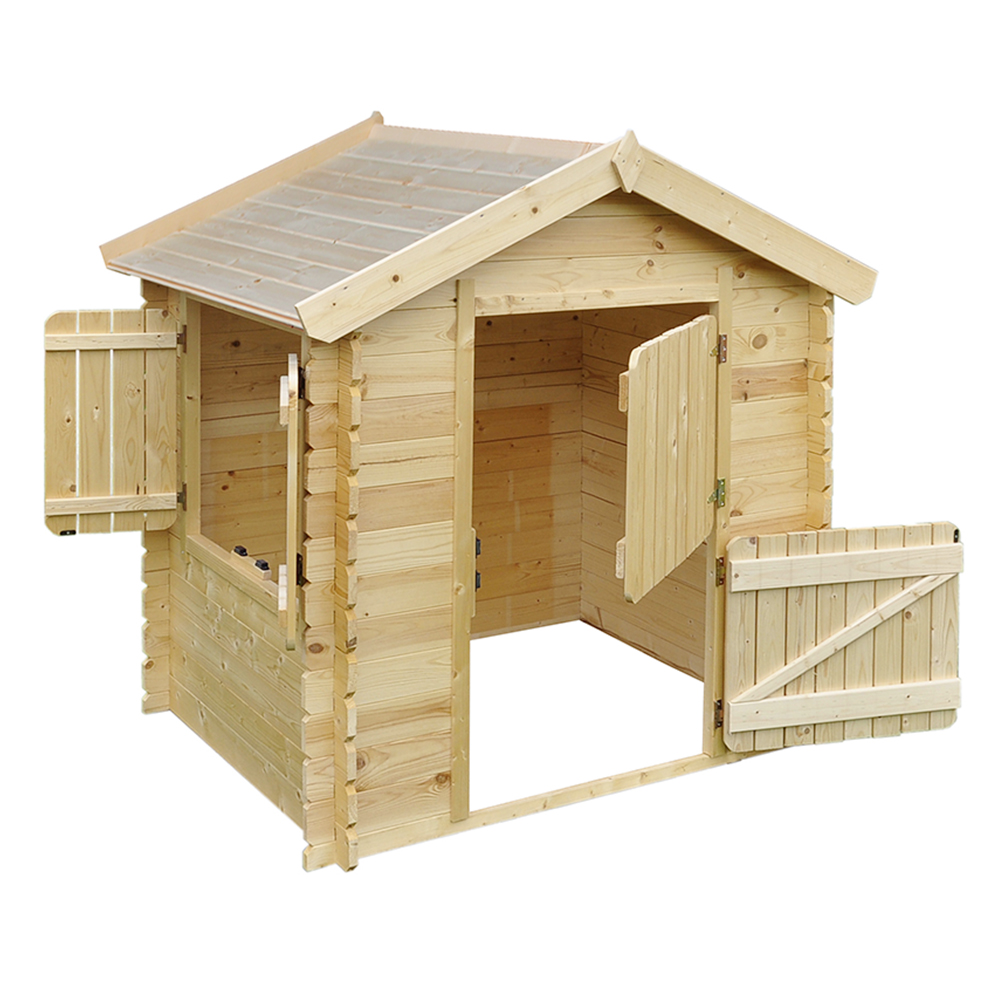 Maison en bois sans plancher Timbela M516-1