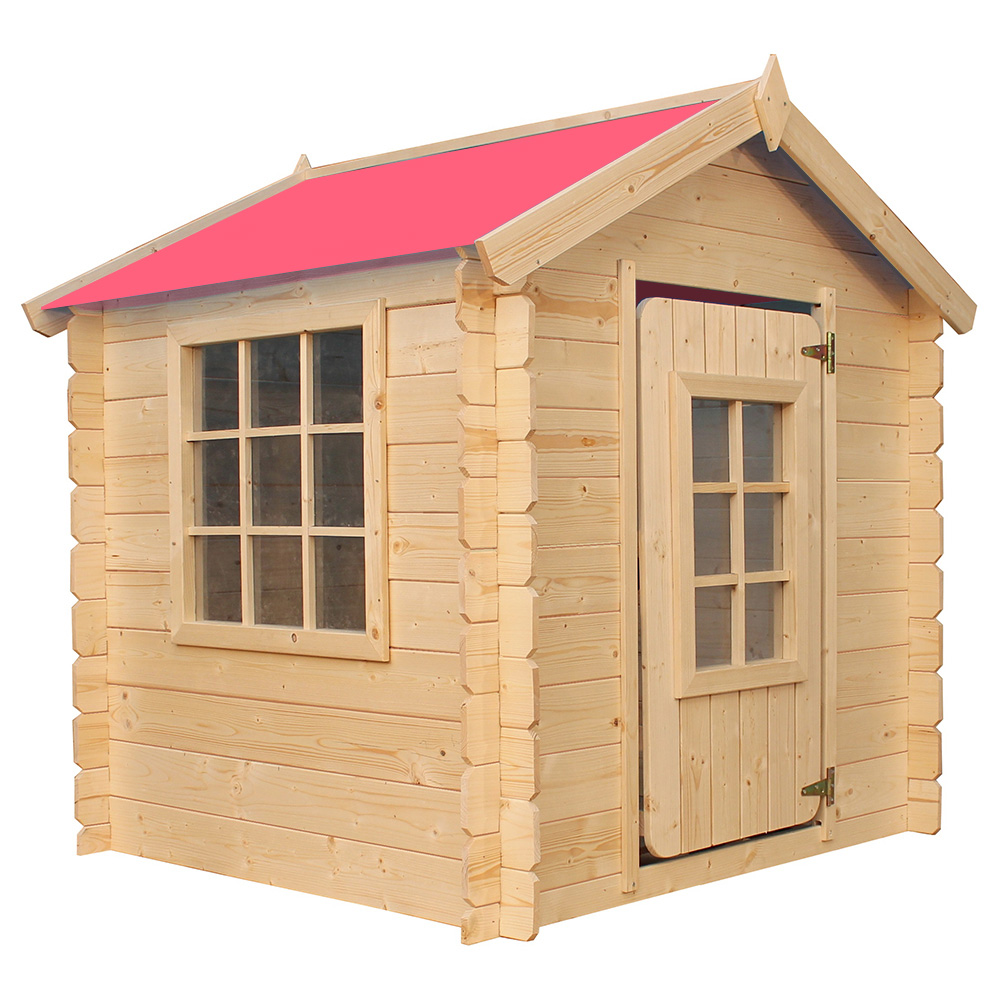 Maison en bois pour enfants Toit bleu