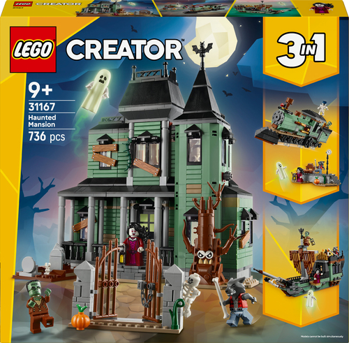 31167 Le manoir hante  Creator 3 en 1