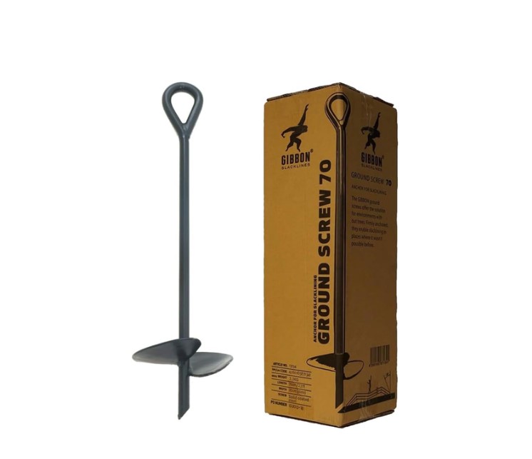 Ground screw - piquet d'accroche - gibbon - 70cm