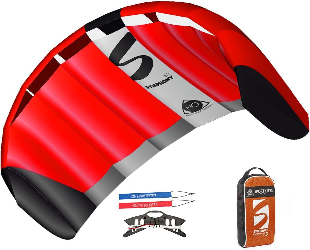 Cerf-Volant Symphony pro 1.3 neon rouge
