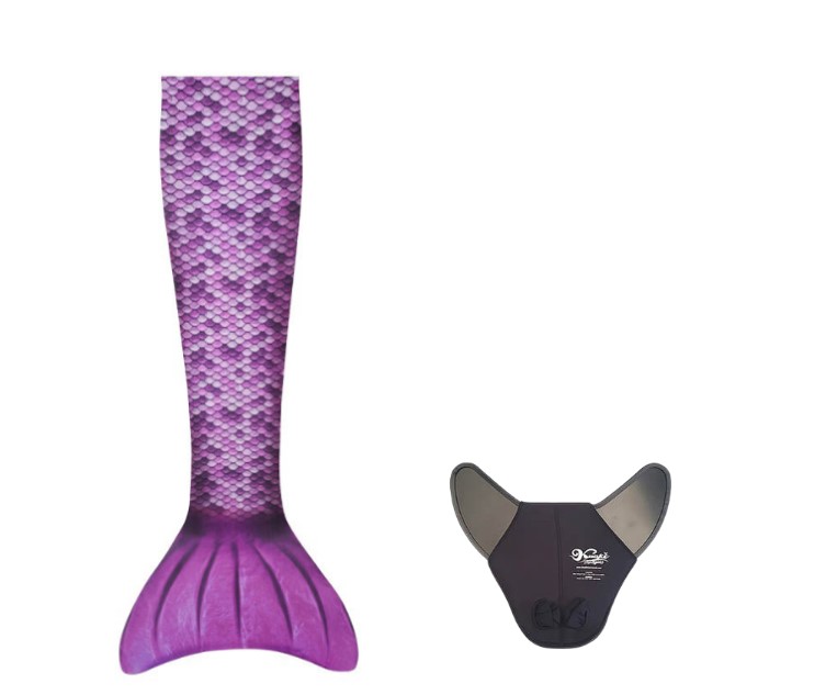 Queue sirène monopalme lila m