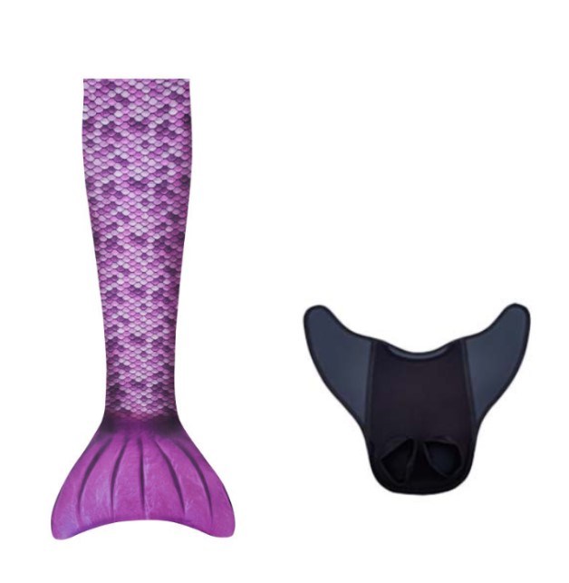 Queue sirène monopalme aquaris lila m