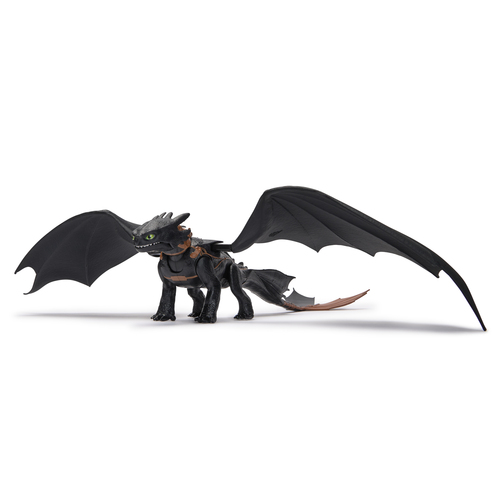 Figurine Dragon Krokmou Plasma Blast 38 Cm - Figurine Articulee Interactive Krokmou