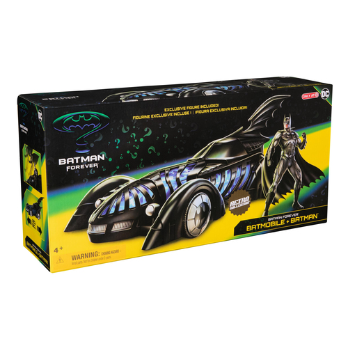 Pack Batmobile + Figurine Batman Forever DC Retro Collection