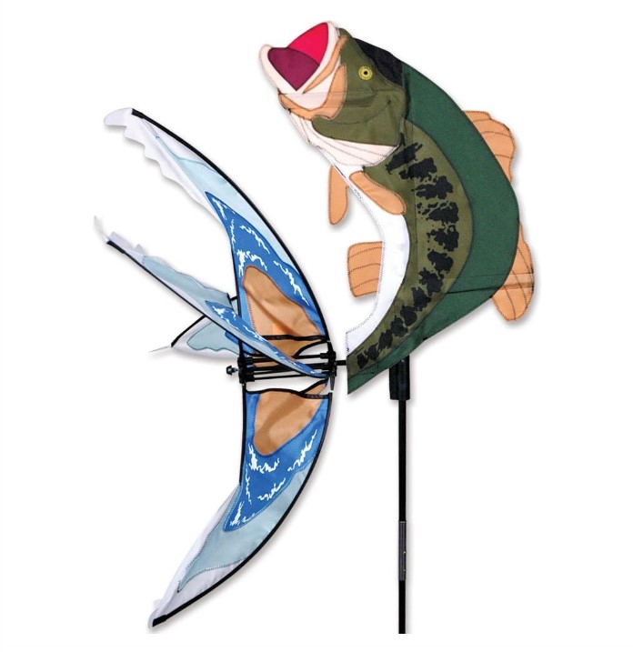 Girouette à planter poisson Bass
