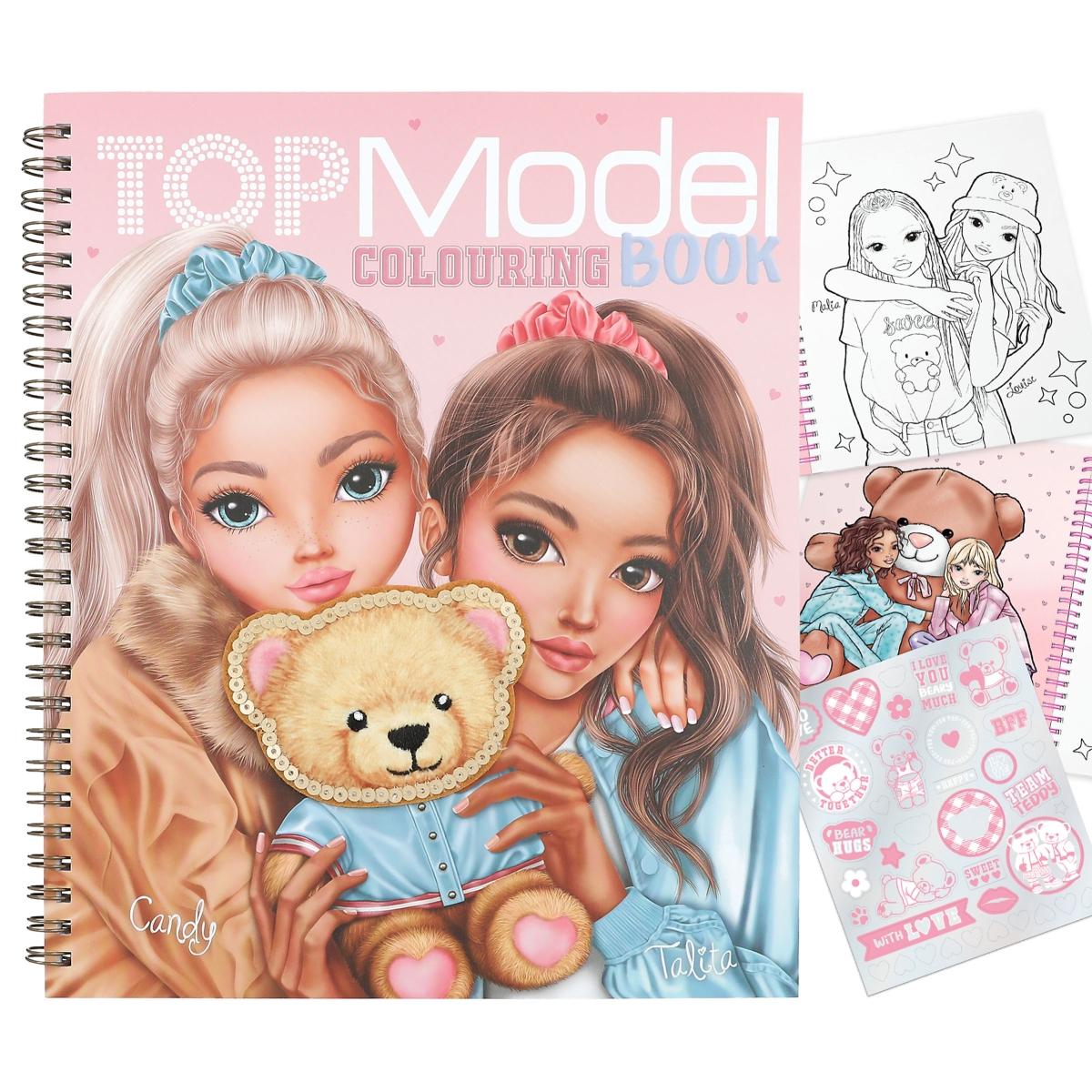 TOPModel Livre de coloriageTeam Teddy