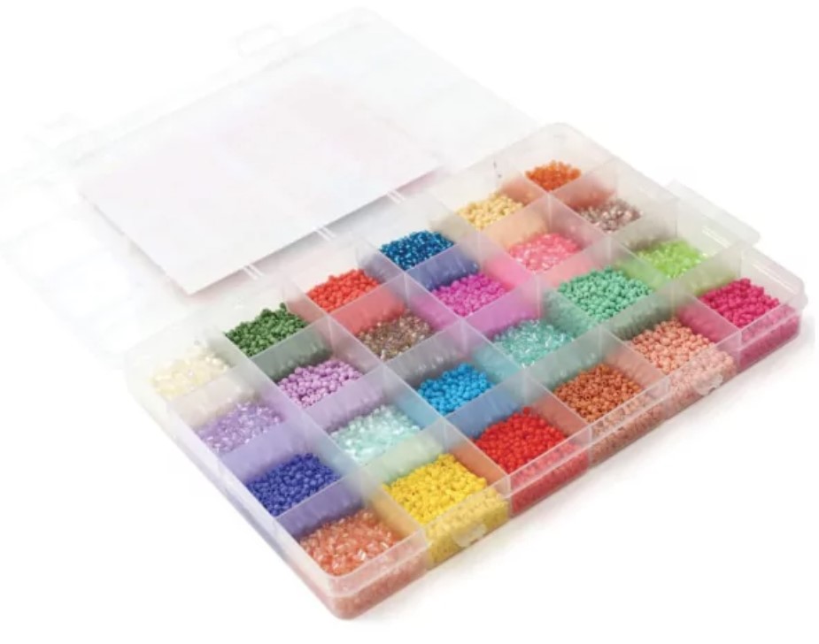 Assortiment de perles de rocailles Rainbow Gelato